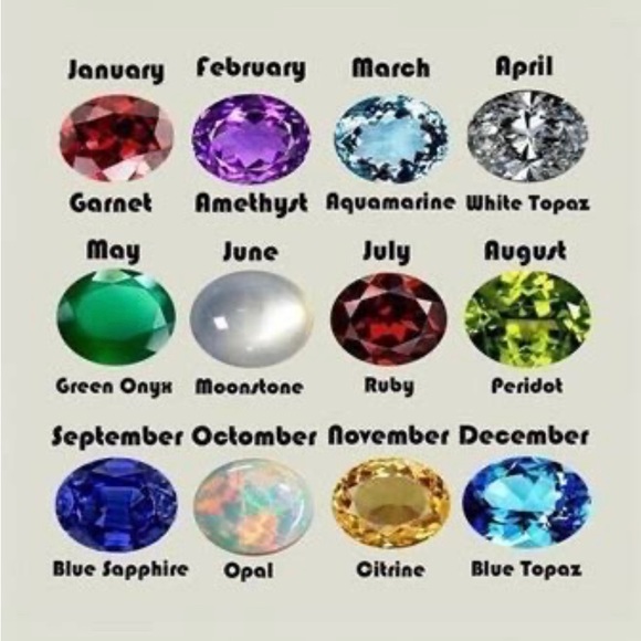 14k solid gold Garnet Drop Earrings - Picture 5 of 8